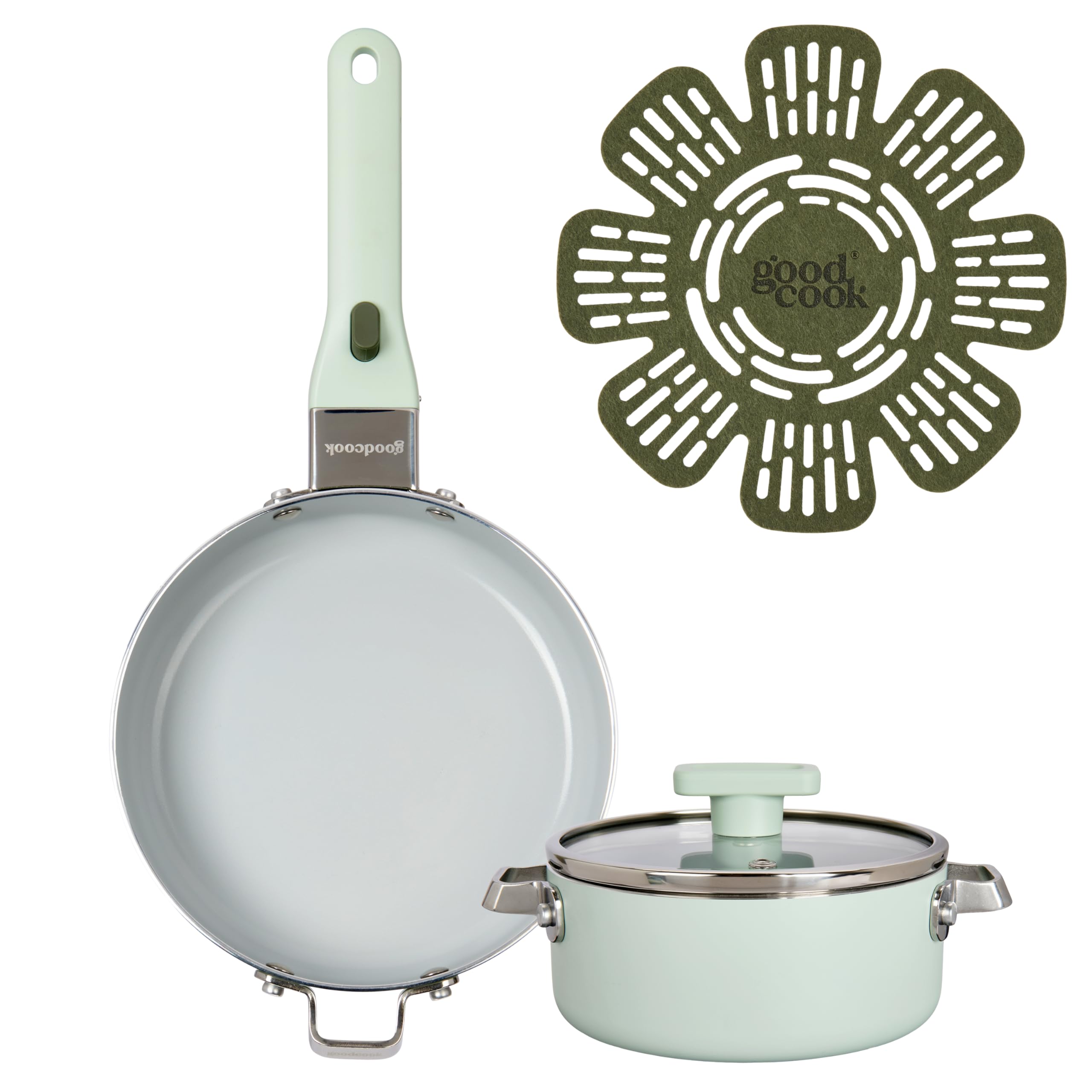 GoodCook Ceramic Cookware Set 5-Piece