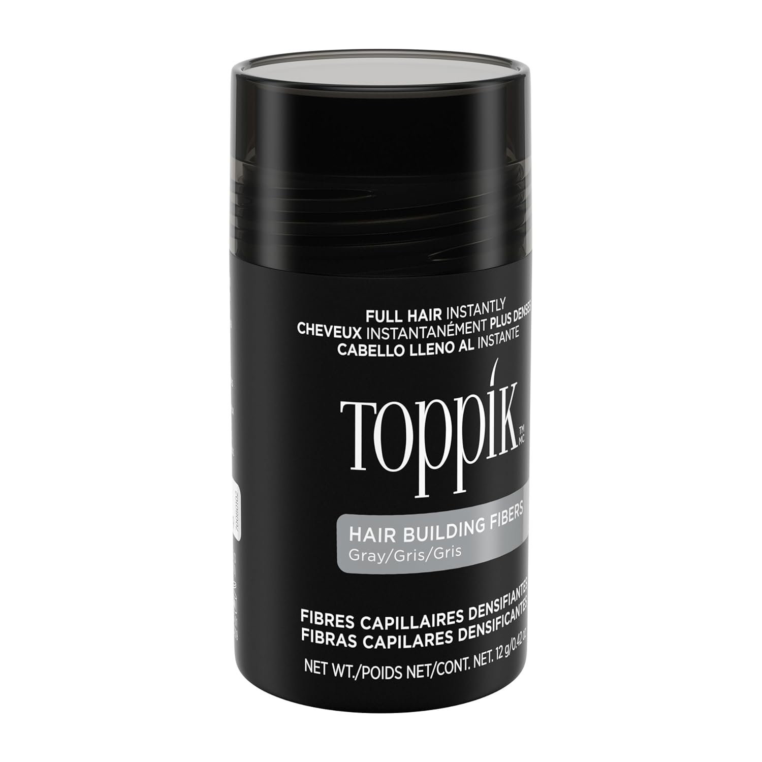 Toppik Hair Building Fibers, Fill In Fine or Thinning Hair Instantly Thicker, Fuller Looking Hair 9 Shades,4 size options