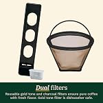 Cuisinart DCC-1200P1 Brew Central 12-Cup Cafetière programmable, Carafe, Chrome brossé