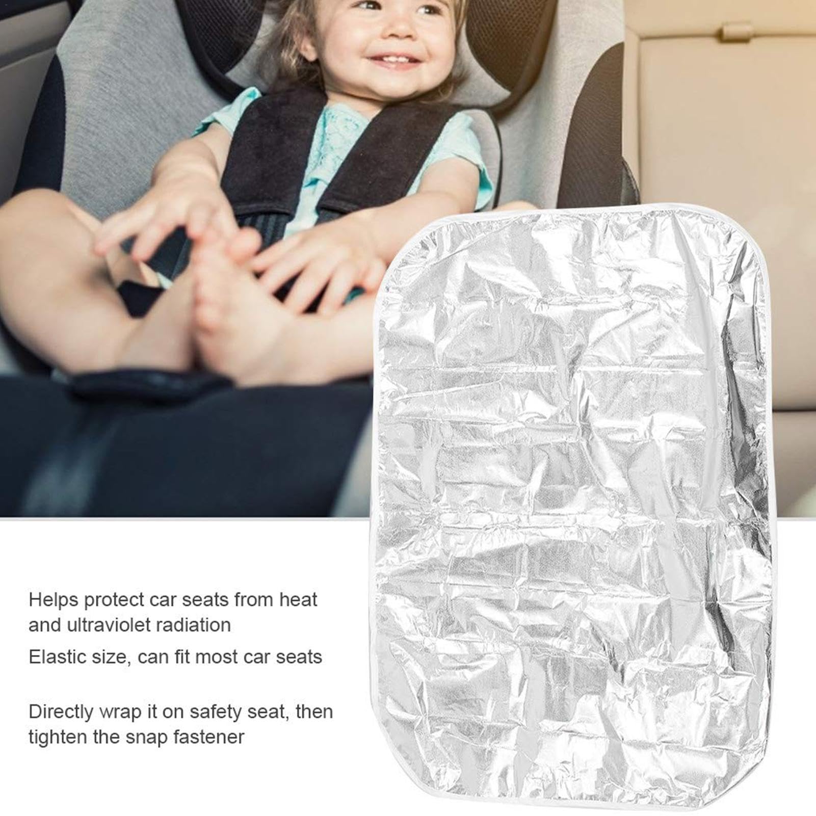 Parasole Riflettente Per Seggiolino Auto U0U – Mantiene Il Sedile Fresco E Protetto Dai Raggi UV