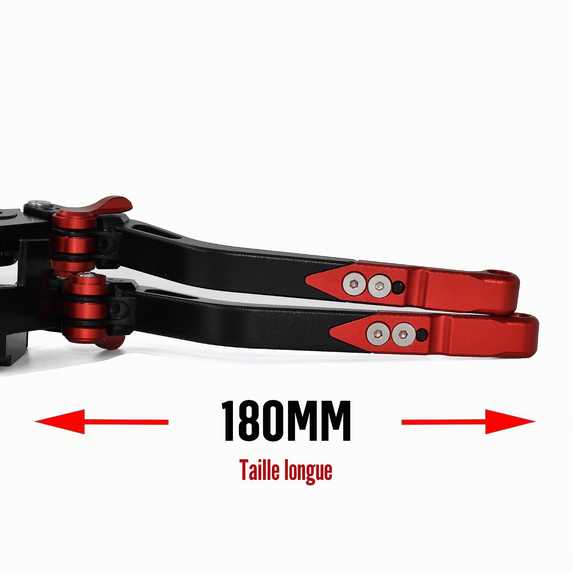 ESPEEDMTC pour Triumph Trident 660 2021-2024 CNC Alliage d’Aluminium Longue Taille Frein Embrayage Embrayage Accessoires (Noir)
