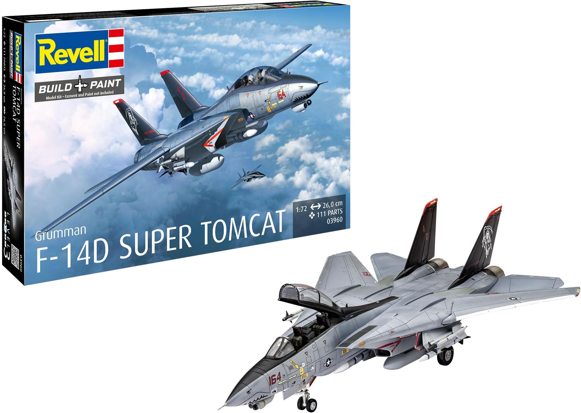 F-14d Super Tomcat 03960 1:72 Scale