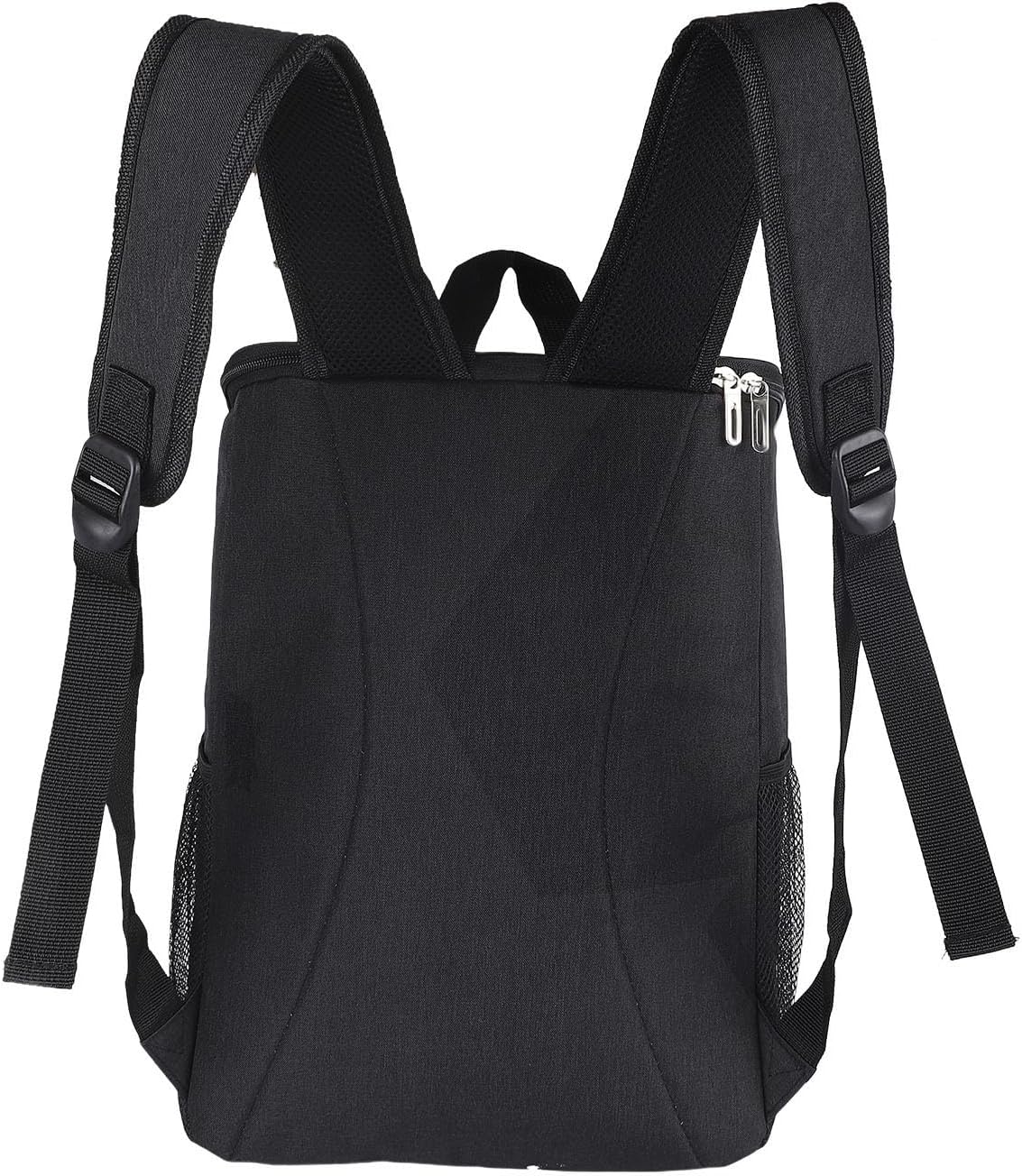 Insulated Backpack Cooler, Black Backpack Cooler Three Layer Temperature Lock Oxford Cloth for Picnic