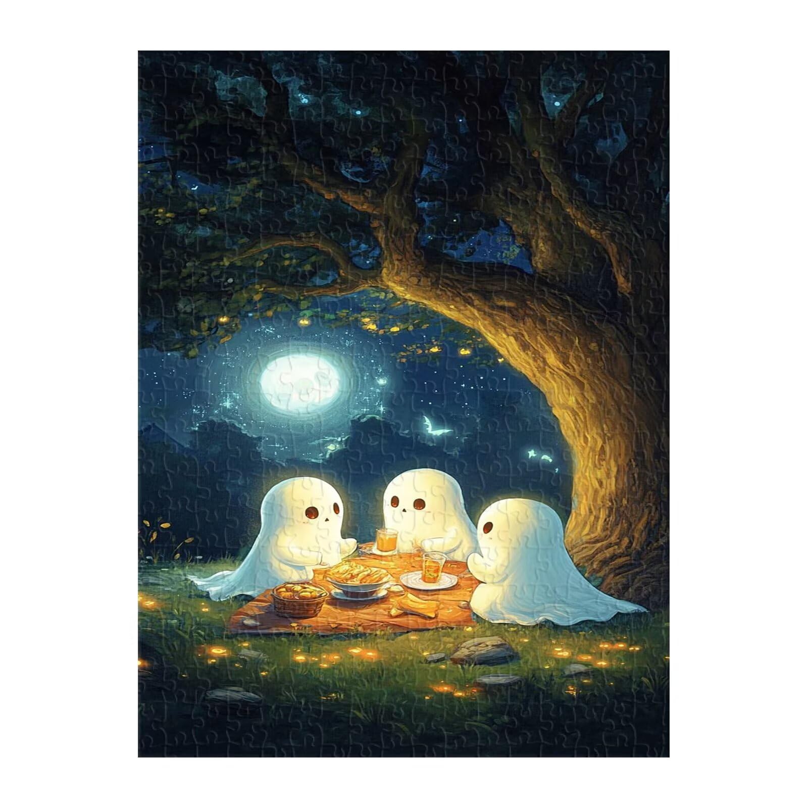 Puzzle 2000 Pezzi, Fantasma Cartoni Animati Puzzles, Puzzle Impossibile Gioco Logici Sfida Difficile Puzzles 2000 Pezzi per Adulti