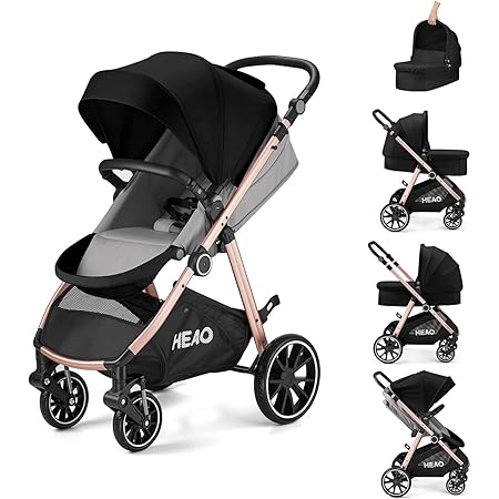 HEAO Baby Stroller Bassinet Carriage 