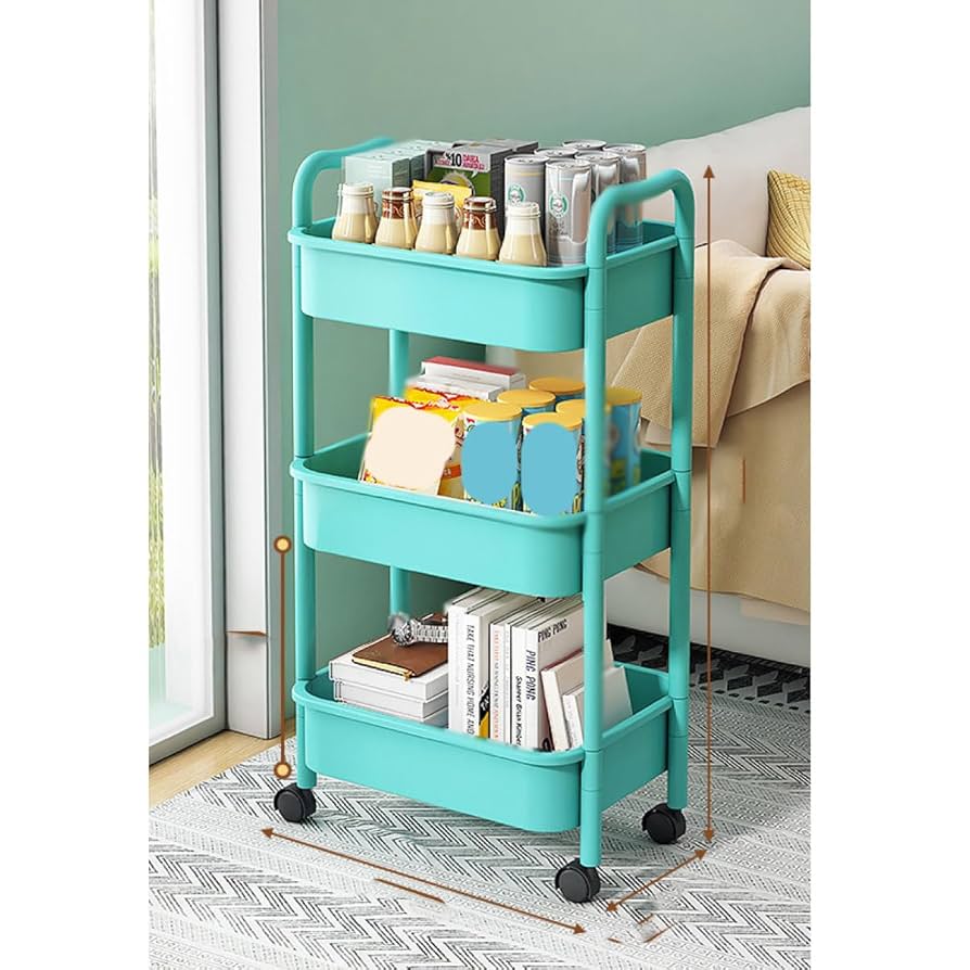 Amazon.co.jp: CFGZC キッチンワゴン 収納ボックス カラー2 1