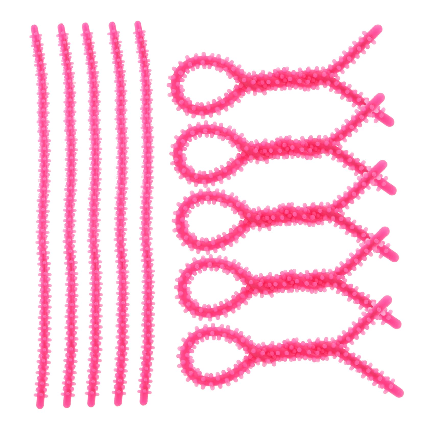 FOMIYES 10pcs Silicone Ironing Bar Large Perm Rods for Hair Curling Spiral Perm Rods for Women