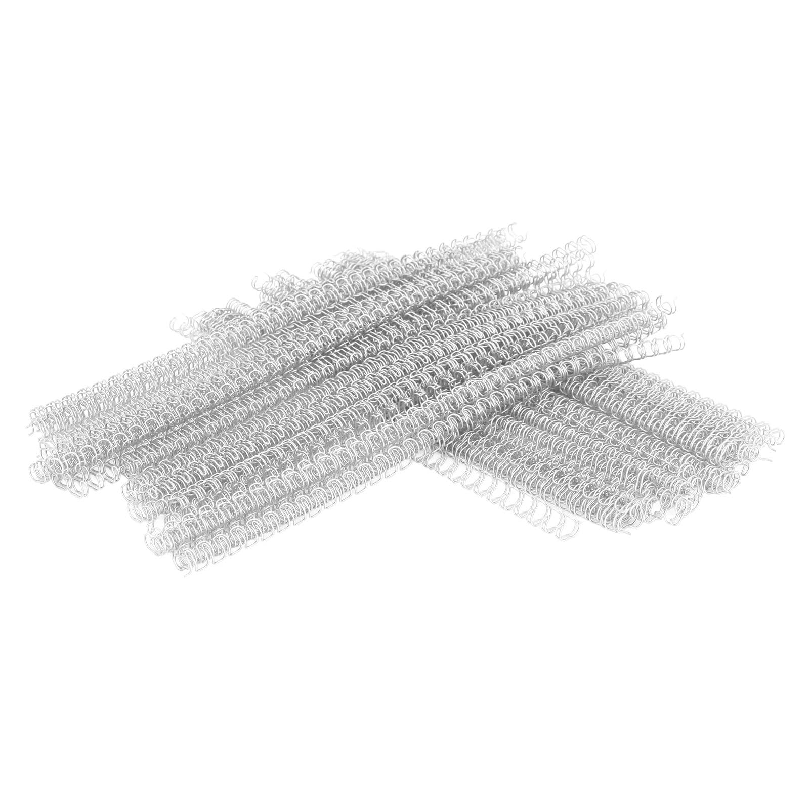 100 Pack Double Loop Wire Binding Spines, YolieraArt Wire Binding Spines, 5/8 Inch Binding Wire for Letter Size ((140 Sheet Capacity, 3:1 Pitch,