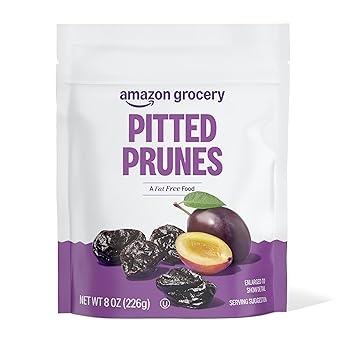 Amazon Grocery, Pitted Prunes, 8 Oz (Previously Happy Belly, Packaging May Vary)