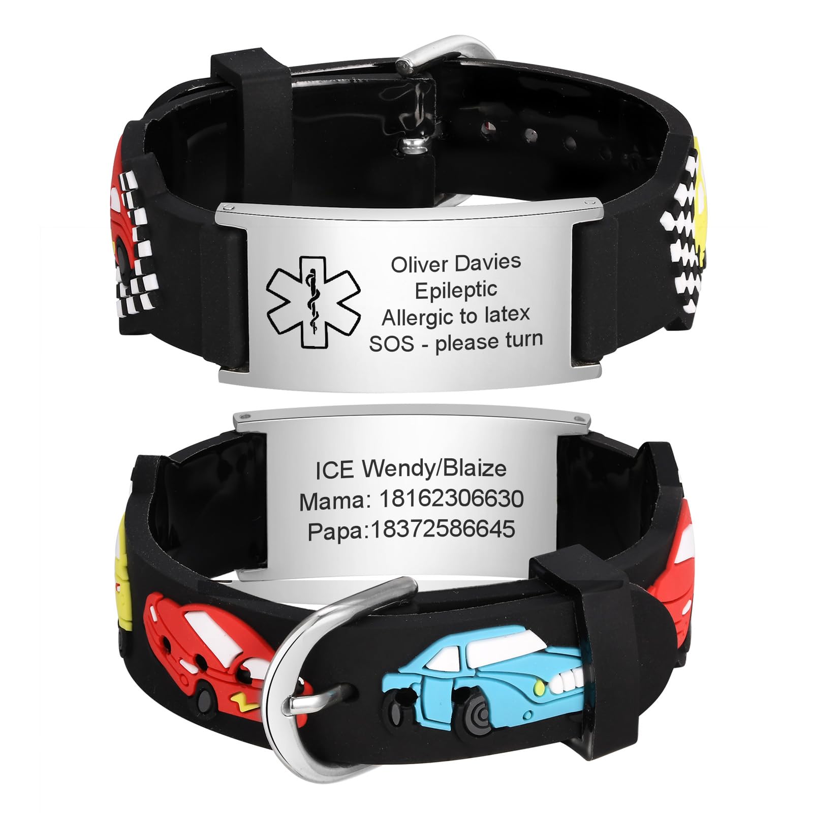 MEALGUET Medical Alert Kid Bracelet