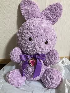 Amazon.co.jp: Happy Birthday Rabbit Big Big July Rabbit Plush Toy ...