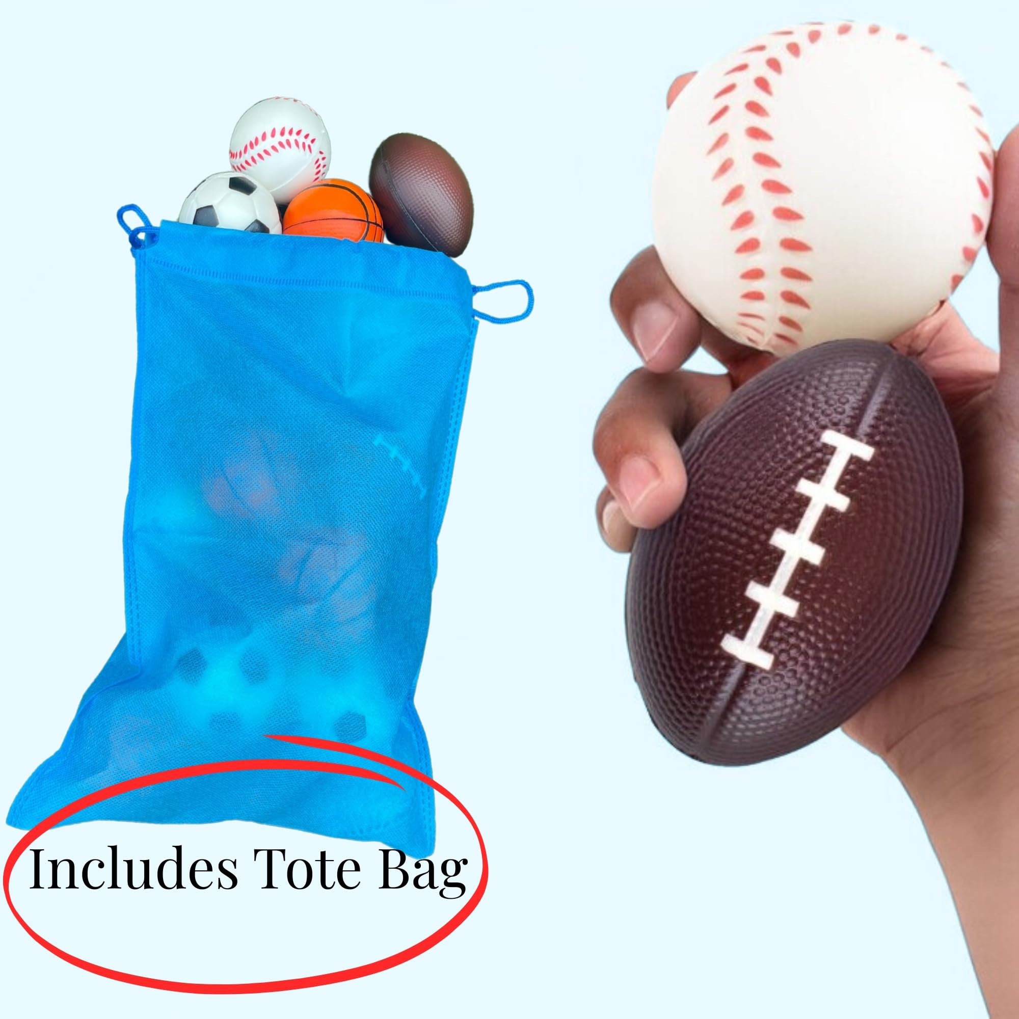 Small Balls 5-Pack Mini Foam Sports Balls For Kids - Soccer, Basketball ...