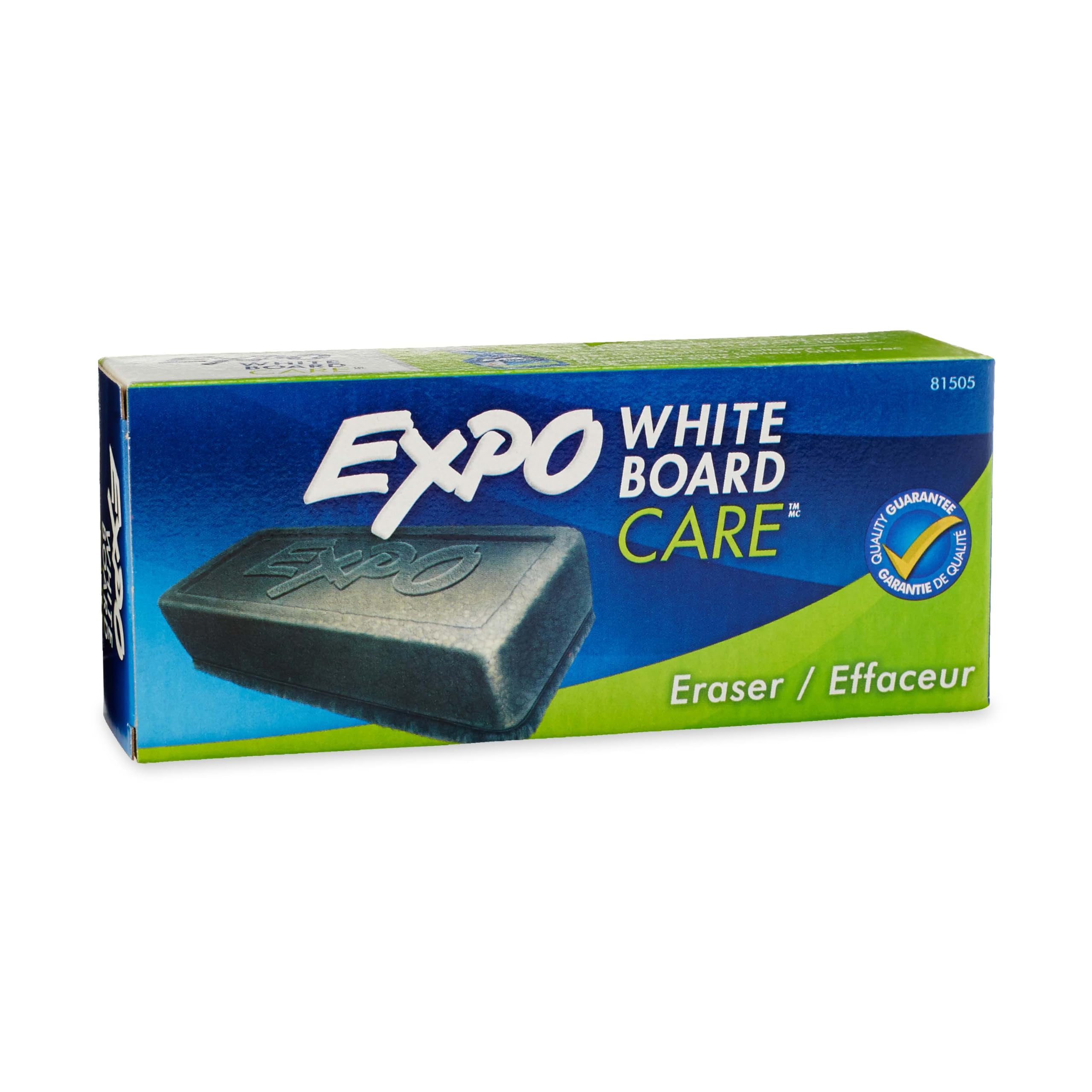 EXPO Dry Block Radiergummi, weicher Flor, 14 cm x 3,8 cm, 12 Stück