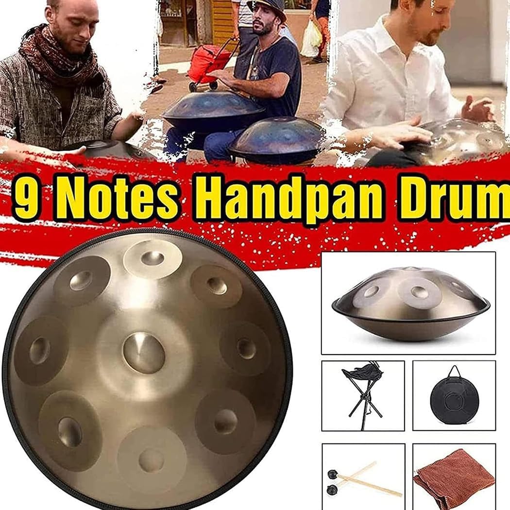 ミニハンドパンドラム 18インチ 9音 Gマイナーハンドドラムセット