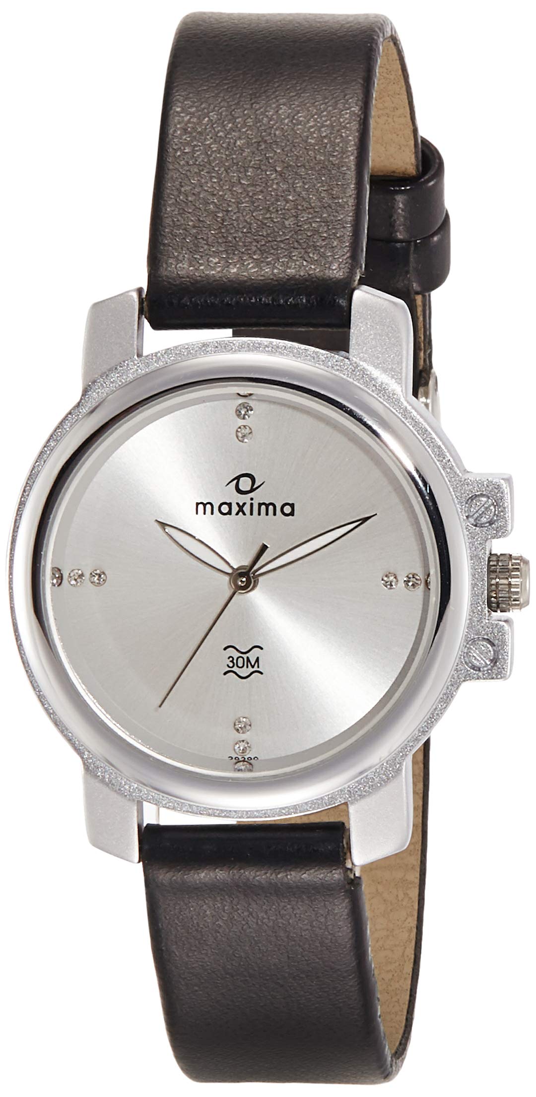 Maxima Leather Analog White Dial Women Watch-47320Lmli, Silver Band (B07CQ74HS2) Amazon Price History, Amazon Price Tracker