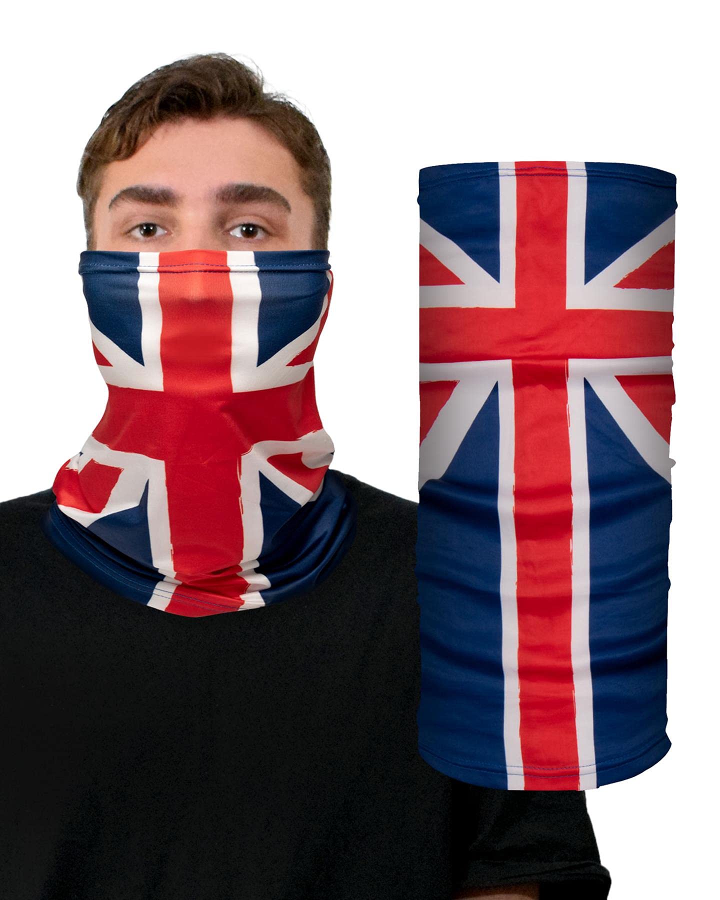 Polaina para el cuello transpirable Union Jack de BasicSense 7