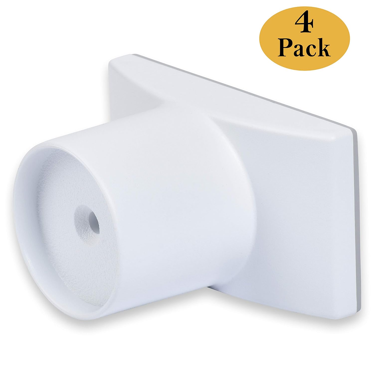Wall Nanny Extender - 4 Inch Baby Gate Extension Guard (Made in USA) Extends Pressure Mounted Gates - Protects Walls, Stabilizes Gate, for Child, Pet Gate & Dog Gate, Protector Works on Stairs, 4 Pack