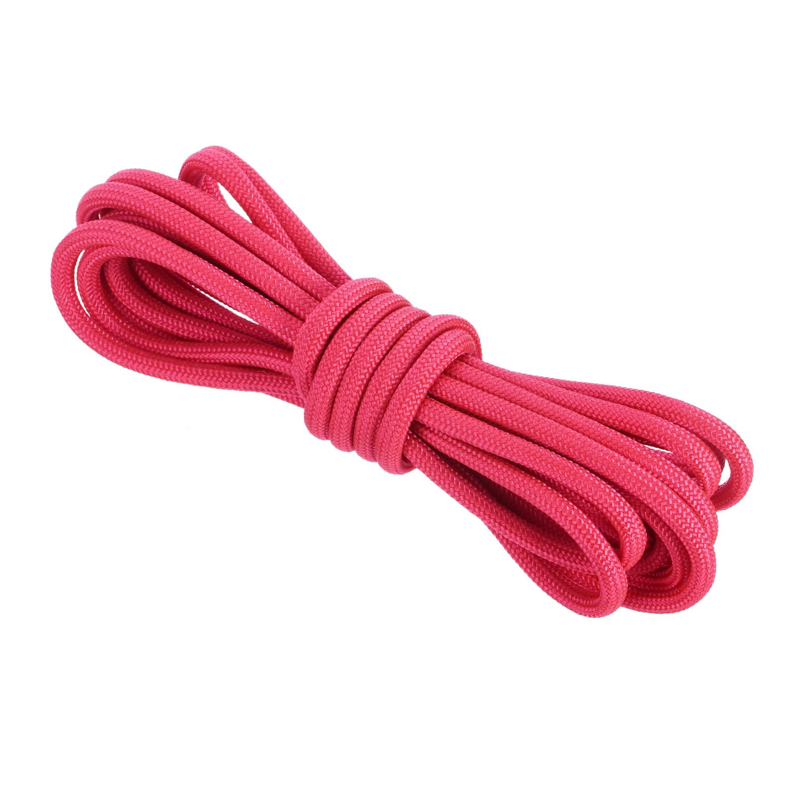 Rebower 550 Paracord Rope 3 m, 4mm Thin Paracord Nylon Cord 7-Strand Core [for Tent Camping Outdoor Gear] - Rose Red