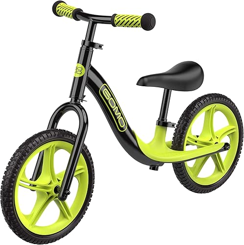 Miniatura 1 de GOMO Bicicleta de entrenamiento para niños de 18 meses, 2, 3, 4 y 5 años de edad, colores fantásticos, para niños pequeños. Bicicleta sin pedales y