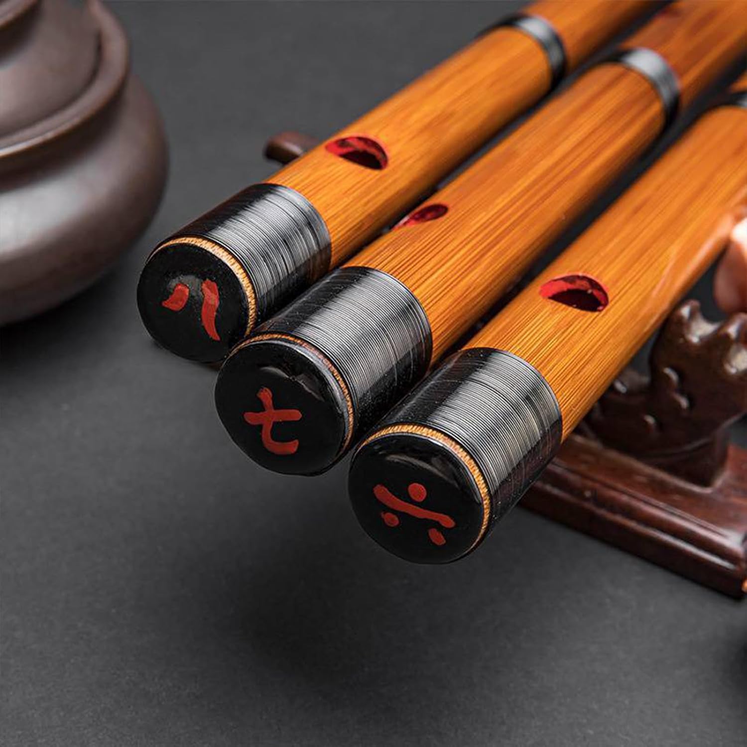 Amazon.co.jp: 初心者に最適、竹笛、横笛、伝統的な手作り、お祭りや