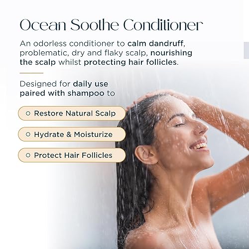 Miniatura 2 de Acondicionador Ocean Soothe para el control del cuero cabelludo con sal de magnesio altamente concentrada infundida con manteca de karité y aceite