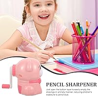 Vista 6 de Sacapuntas para cachorros sacapuntas compactos accesorios sacapuntas pequeño sacapuntas mecánico encantador sacapuntas mini manual de aleación