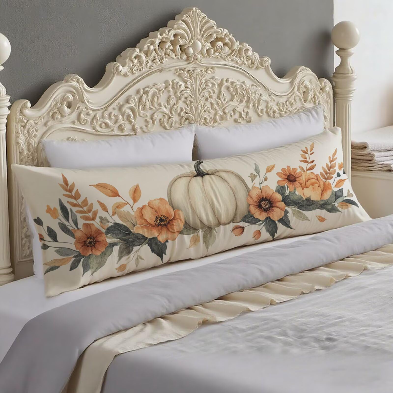 Taie d'oreiller 40x140 rose traversin velours | Housse de coussin double face