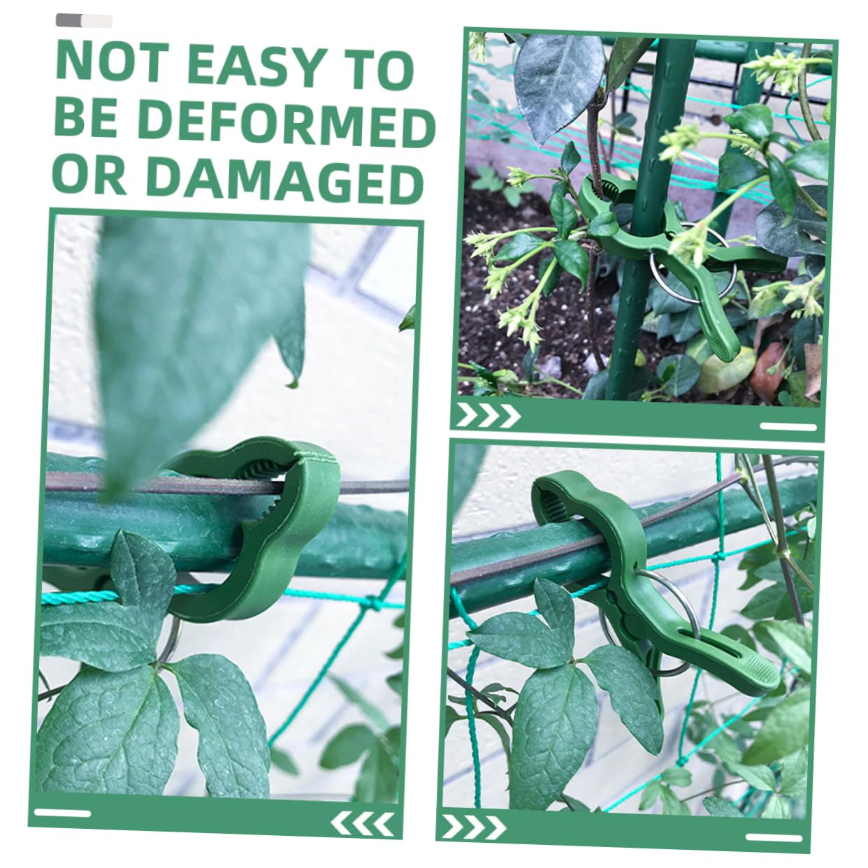 60stücke Pflanzenstützclips Gartenclips Zur Unterstützung Von Tomaten Orchideen Und Anderen Kletterpflanzen Flexible Und Robuste Rankhilfe Für Gesunde Pflanzenentwicklung