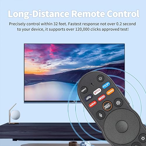 Miniatura 4 de XRT270 Control remoto por voz compatible con Vizio 4K Quantum Pro Smart TV VQP65C-84 VQP75C-84 M65Q6-L4 V4K43M-0804 Controlador de repuesto con