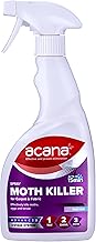 Acana Carpet & Fabric Freshener 500 Millilitre - Moth Killer Spray - Fresh Linen Fragrance - for Carpets, Rugs & Curtains - Non-Staining