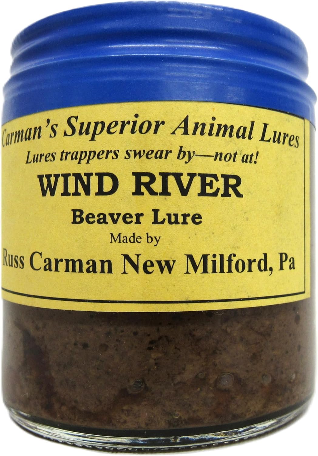 Wind River Beaver Lure by Russ Carman Large 4 Ounce Jar