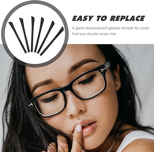 Miniatura 7 de ERINGOGO 12 pares de protectores de patillas para gafas, agarres para los oídos, accesorios para gafas, puntas de orejeras, orejeras deportivas,