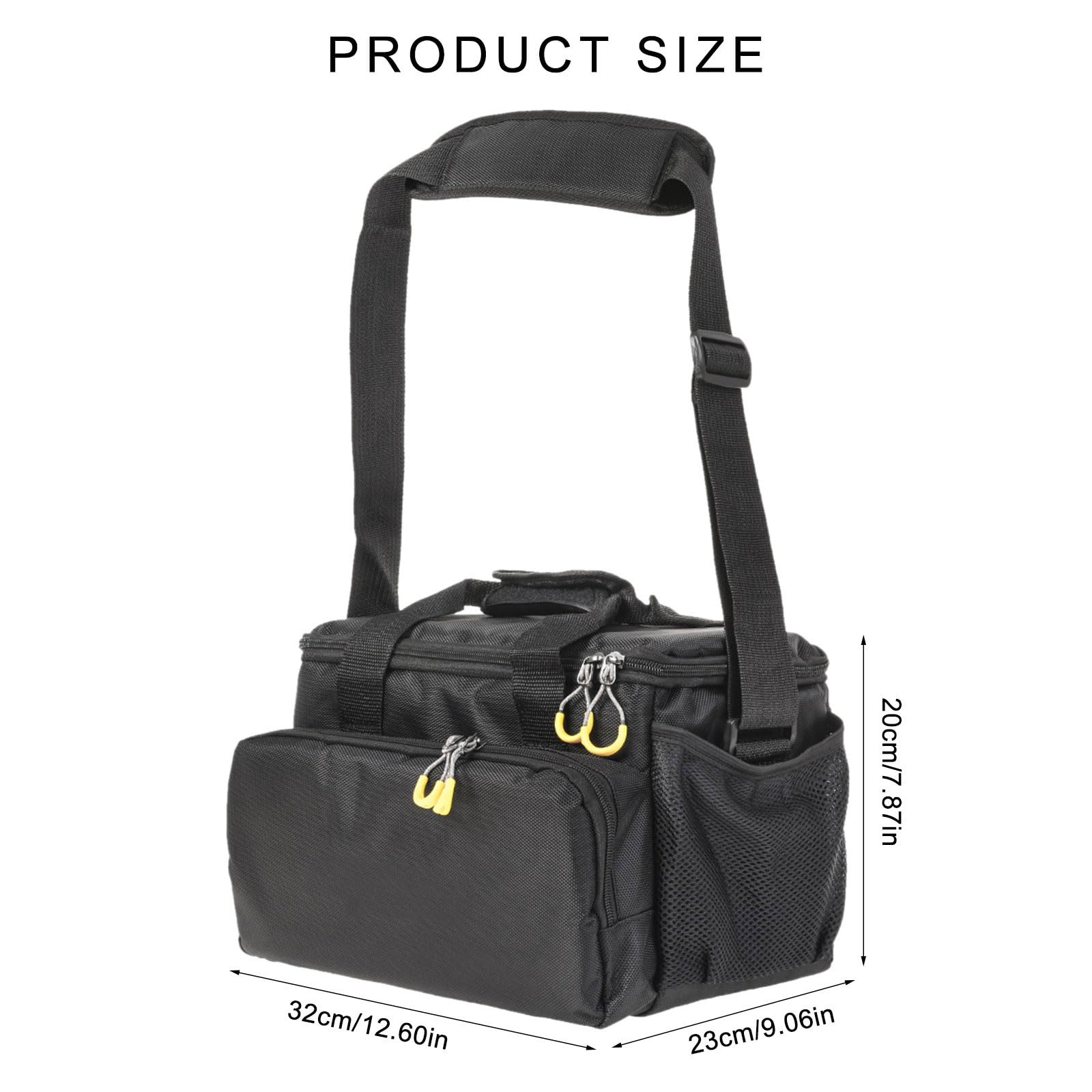 Sac de pêche imperméable de grande capacité pour matériel de pêche, sacs à dos pour leurres en plein air, sac de transport, poches durables, portables, multipoches, épaules de pêche