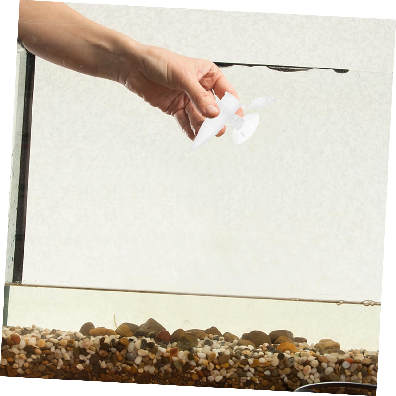 Mipcase 15piezas Alimentador Automático De Camarones con Tubo y Ventosa para Acuario Diseño Transparente y Fácil De Limpiar para Peceras y Cría De Peces