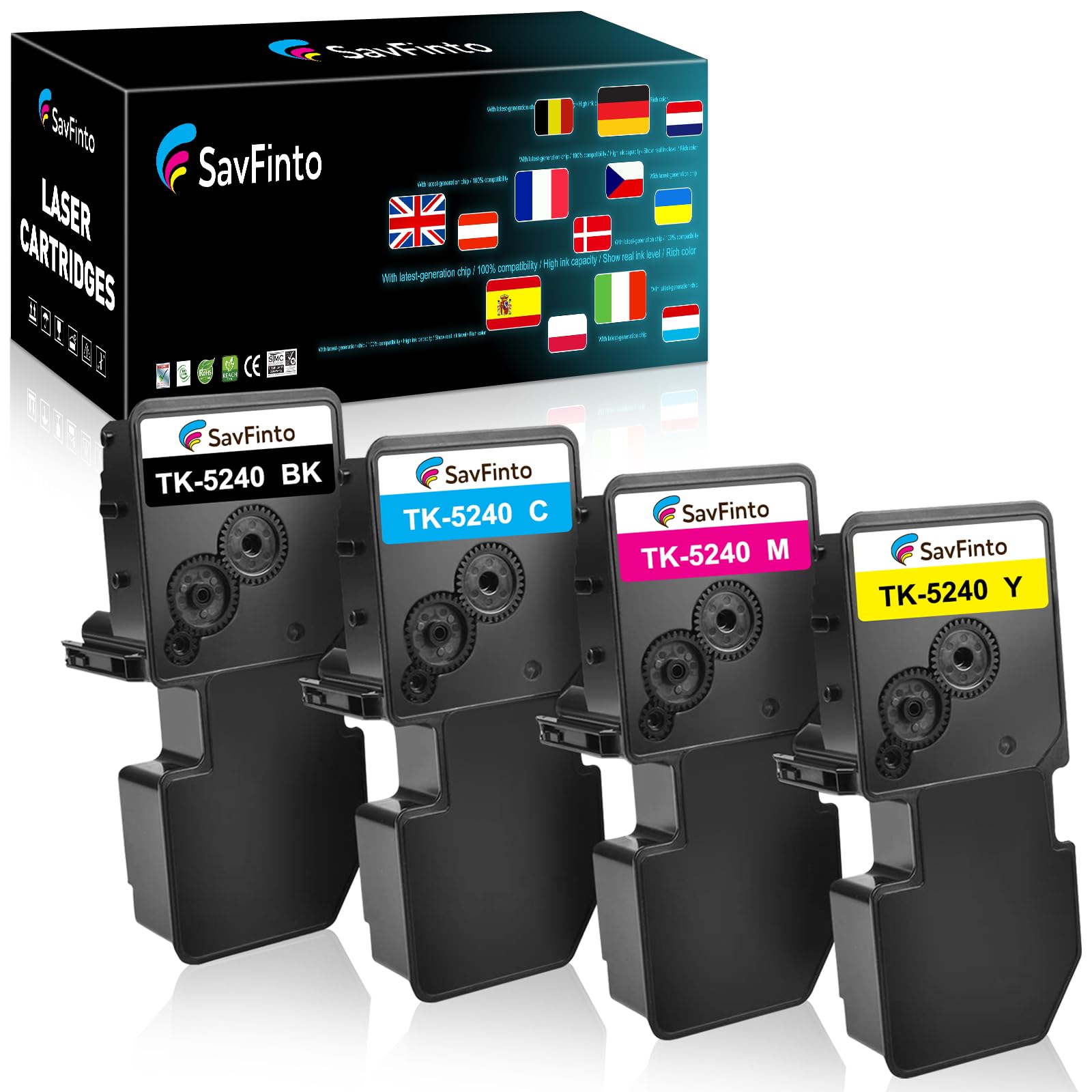 MWT ÉCO TONER Magenta Remplace Kyocera TK5220 TK-5220 TK-5220M TK5220M
