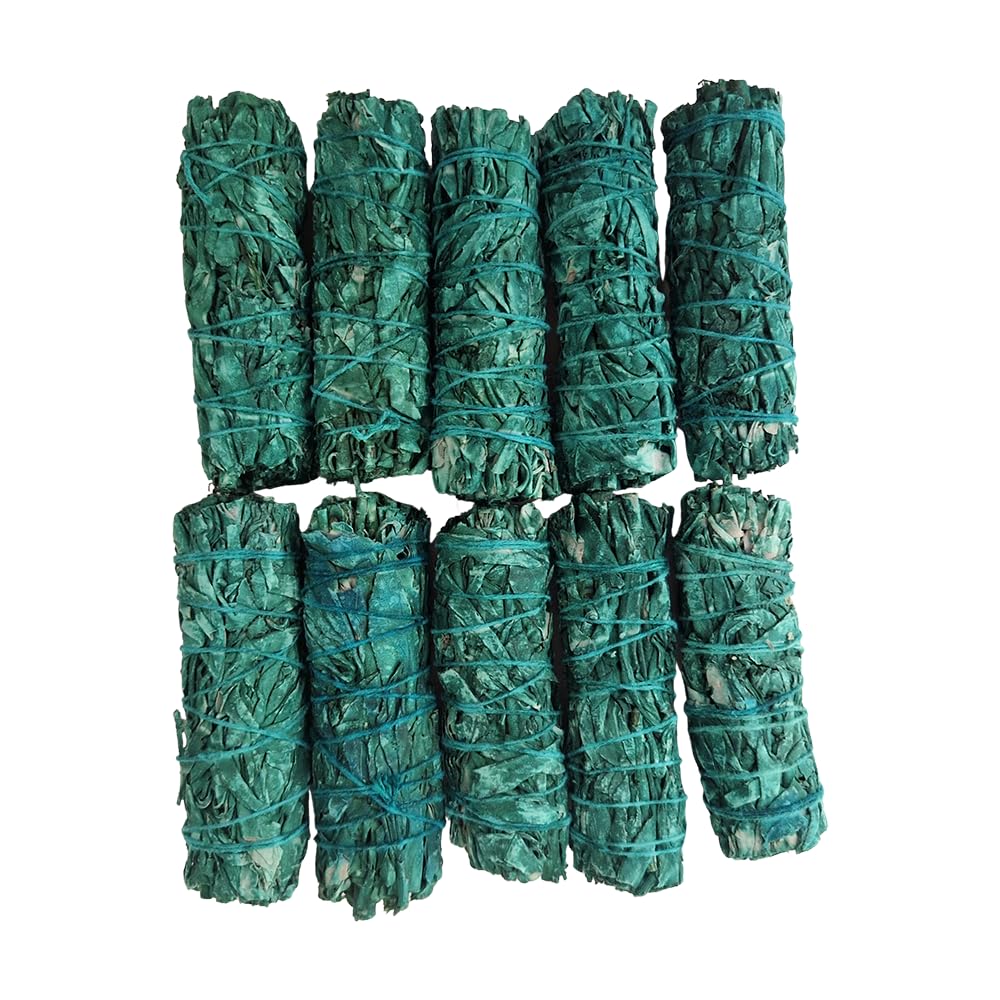 Smudge Stick, White Sage and Nag Champa 4", Pack of 10