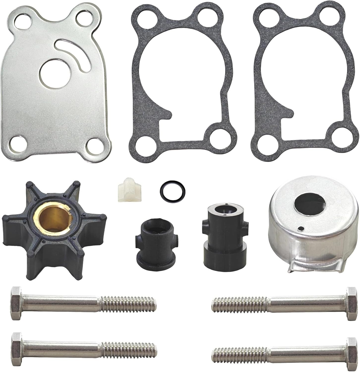 396644 Water Pump Impeller Kit for Johnson Evinrude 4 4.5 5 6 8 HP Outboard Engines With Housing 389844 18-4529