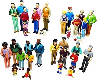 Creative Minds Multi-Ethnic Pretend Play Family Set - 32 Pieces