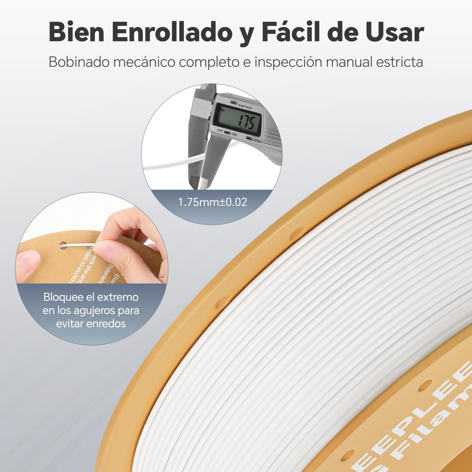 DEEPLEE Filamento PETG 1.75 mm, Kit 4 x 1 kg, Negro, Blanco, Rojo y Azul | Material de impresión 3D, Alta precisión ±0.02 mm, Compatible con la mayoría de impresoras FDM