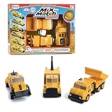 Magnetic Mix or Match Construction Vehicles