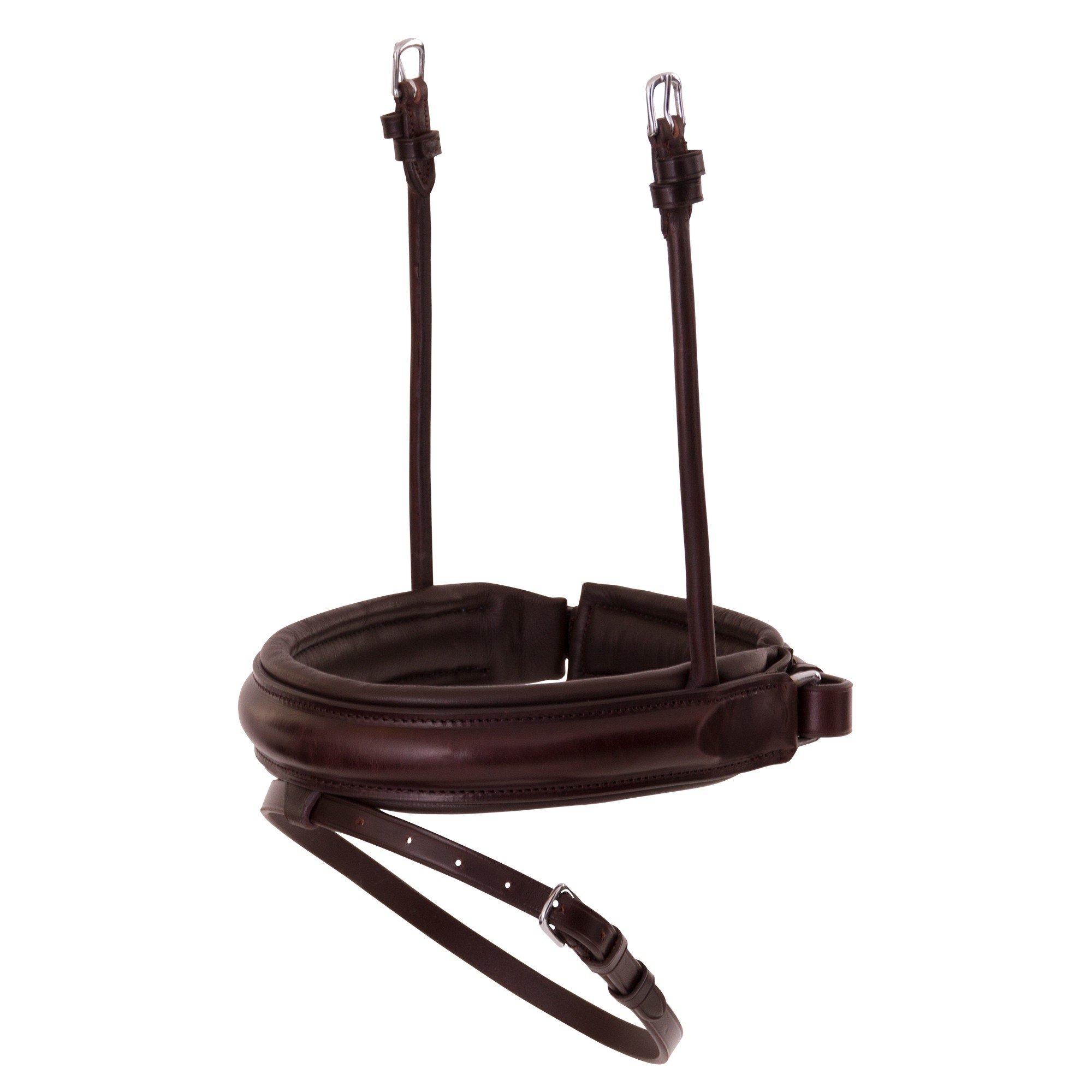 BR - Cavezza combinata svedese, colore: Nero/Argento, misura: Full
