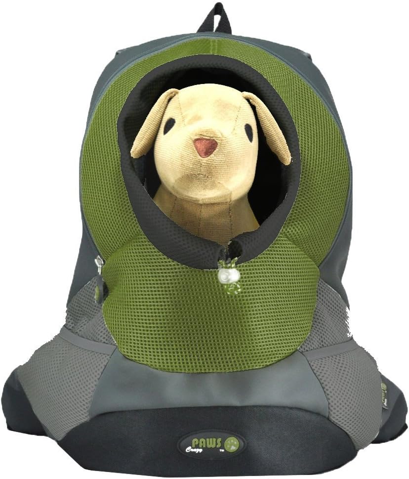 Wacky Paws Pet Backpack, Large, Olive