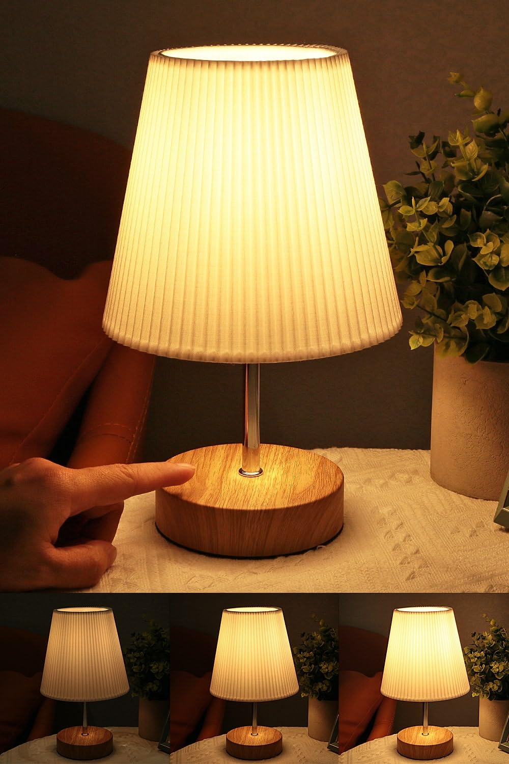 Lampe De Chevet Vintage Avec Interrupteur À Câble, Lampe De Bureau E27