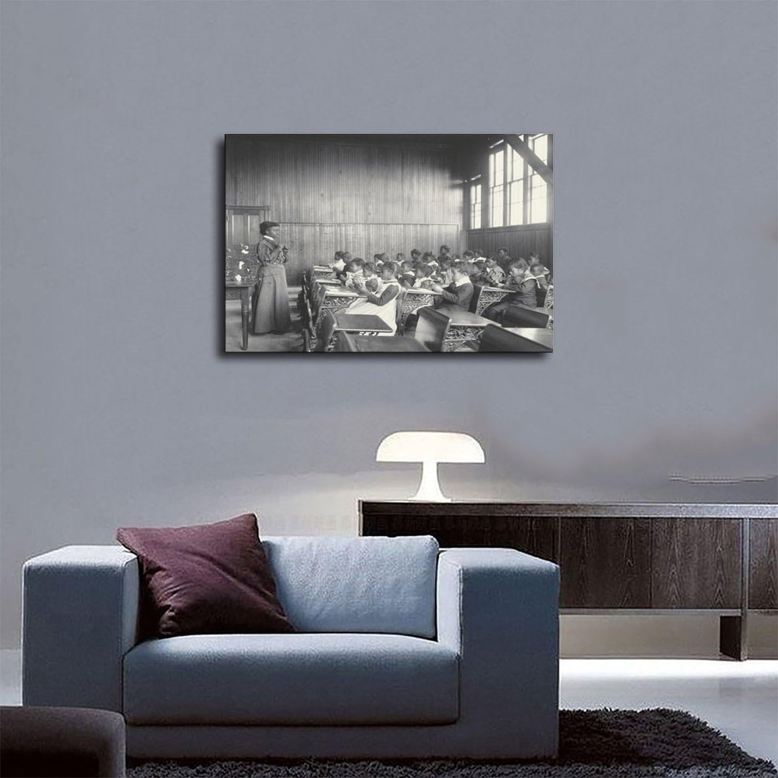 F I N U C B Afroamerykanie studenci i nauczyciele fotografia 1899-1900 wydruki plakaty płótno dekoracyjne obrazy sztuka ścienna do biura Unframe 61 cm dł. x 91 cm szer