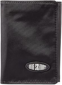 Big Skinny Men's Tri-Fold Slim Wallet, Holds Up to 25 Cards