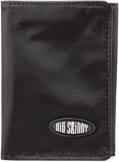 Big Skinny Men's Tri-Fold Slim Wallet, Holds Up to 25 Cards