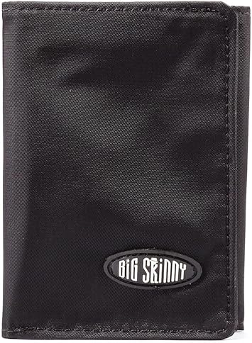 Big Skinny Mens Tri-Fold Slim Wallet, Holds Up to 25 Cards