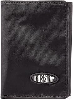 Big Skinny Men's Tri-Fold Slim Wallet, Holds Up to 25 Cards