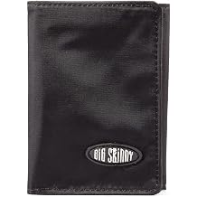 Big Skinny Mens RFID Blocking Tri-Fold Slim Wallet, Holds Up to 25 Cards, Black