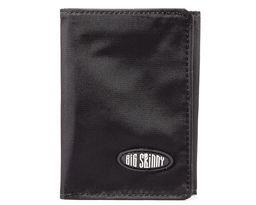 Big Skinny Men's Tri-Fold Slim Wallet, Holds Up to 25